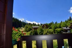 Vue depuis le balcon du séjour cliquez ici pour agrandir les photos de cette location à chamonix