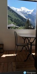 Balcon cliquez ici pour agrandir les photos de cette location à chamonix